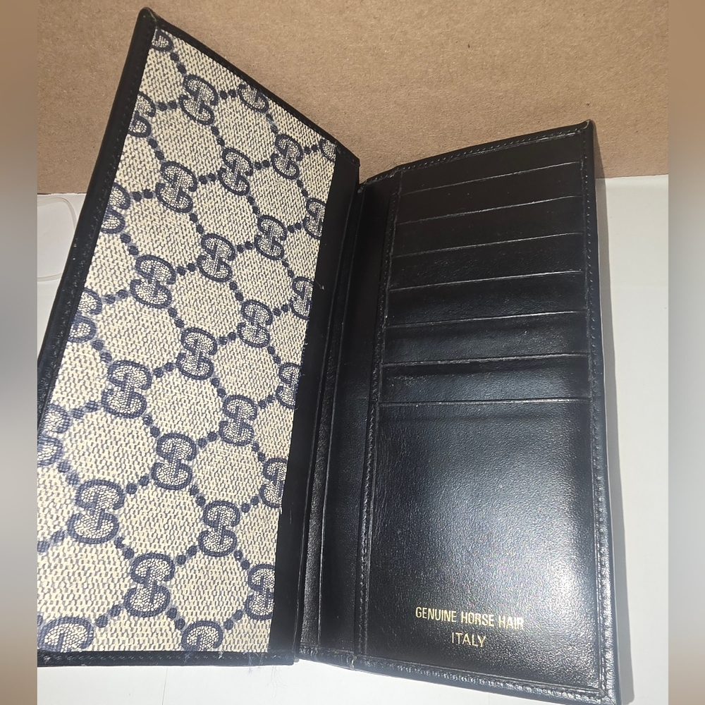 Horse Hair Italian Leather w/ Authentic gucci Classic Monogram Custom Lining